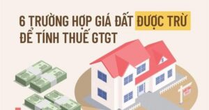 giá đất được trừ khi tính thuế gtgt